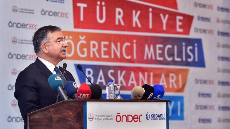Bakan Yılmaz, Türkiye Öğrenci Meclisi Başkanları Kurultayı´na katıldı