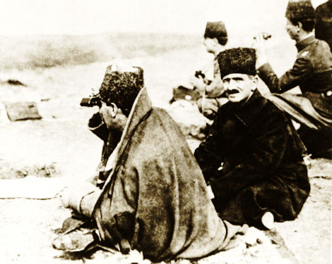 Başkomutan Mustafa Kemal Paşa, Sakarya Savaşı'nda cephede (10 Eylül 1921)