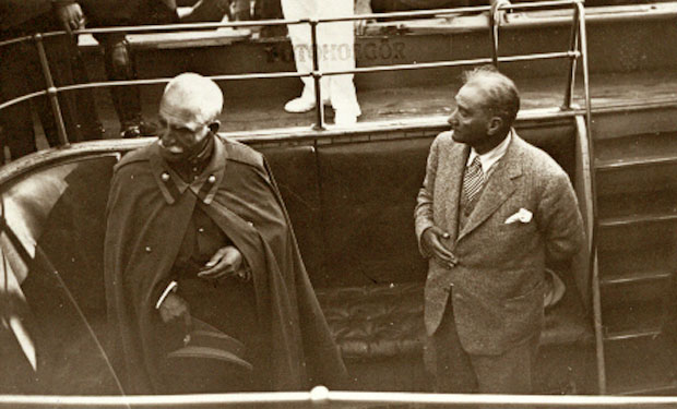 Cumhurbaşkanı Gazi Mustafa Kemal, İran Şahı Rıza Pehlevi ile (Haziran 1934)