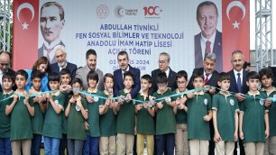 BAKAN TEKİN, DİYARBAKIR'DA LİSE AÇILIŞINA KATILDI