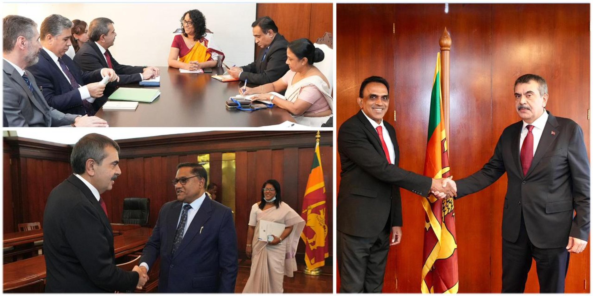 MINISTER TEKİN ENGAGES IN DIPLOMATIC MEETINGS IN SRI LANKA