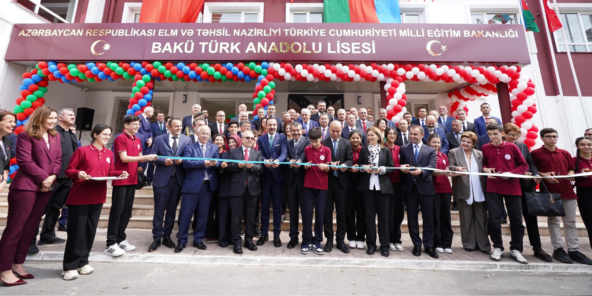 MINISTER TEKİN ATTENDS INAUGURATION OF BAKU TURKISH ANATOLIAN HIGH SCHOOL
